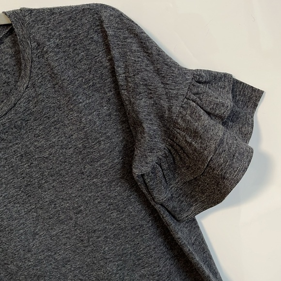 NYTT Cotton T-Shirt Frill Arm NWOT, Size M - Picture 3 of 8